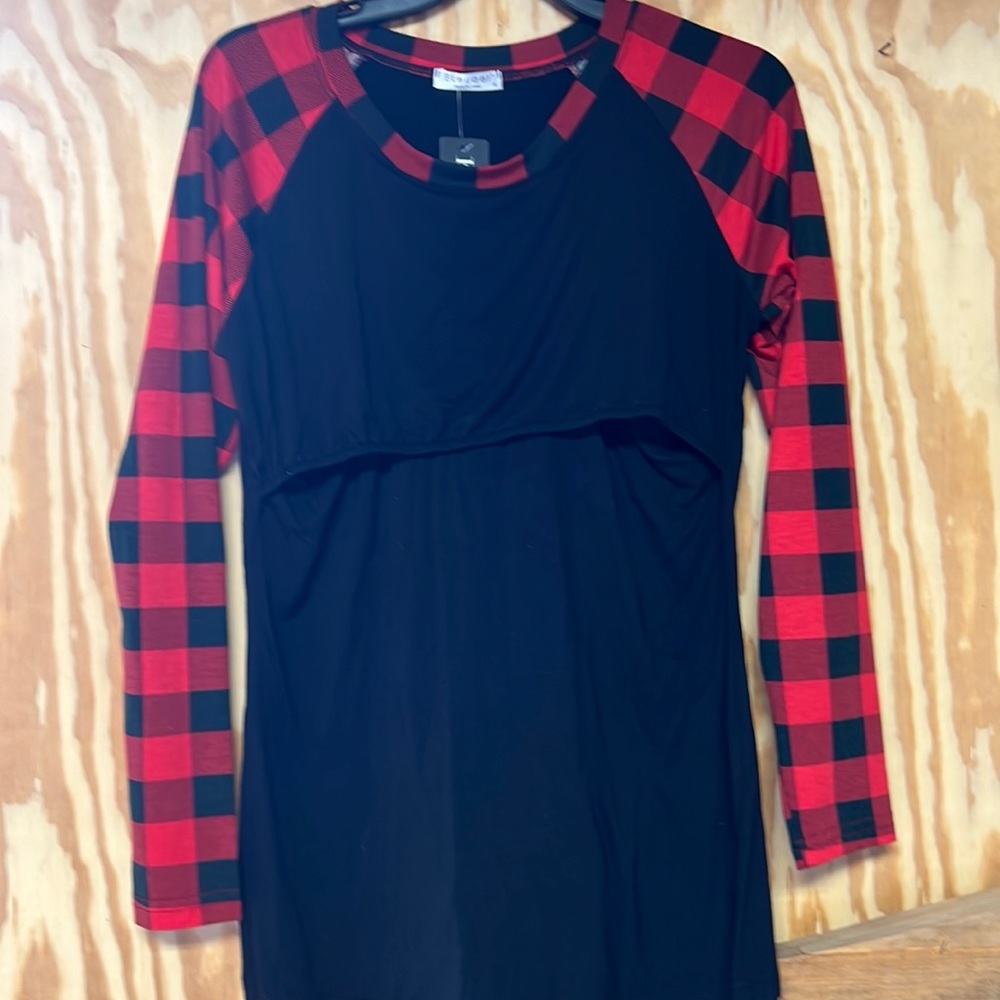 Womens small shirt- breast feeding